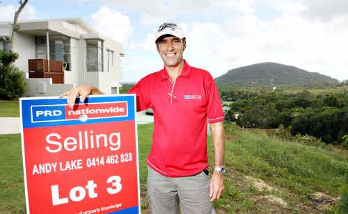 PRD Nationwide Coolum sales manager Andy Lake says $280,000 was “about average” for land on the Coast. PRD Nationwide Coolum sales manager Andy Lake says $280,000 was “about average” for land on the Coast.